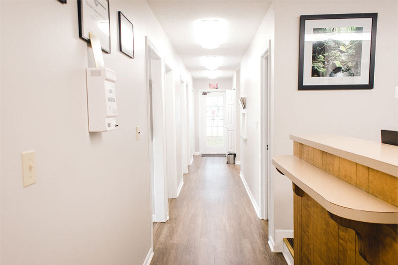 Hallway - Dental Office in Reidsville, NC